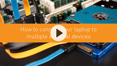 How to connect your laptop to multiple external devices