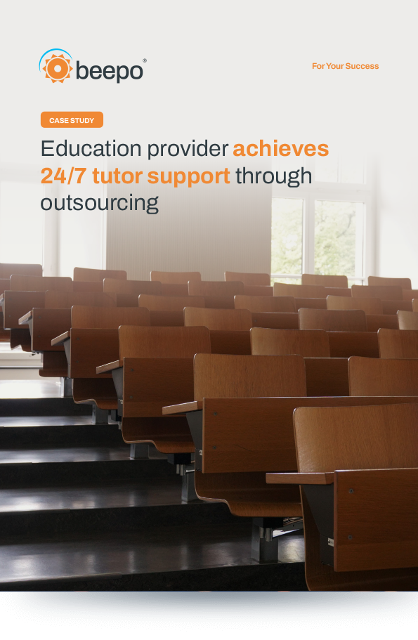 Education provider achieves 24/7 tutor support through outsourcing