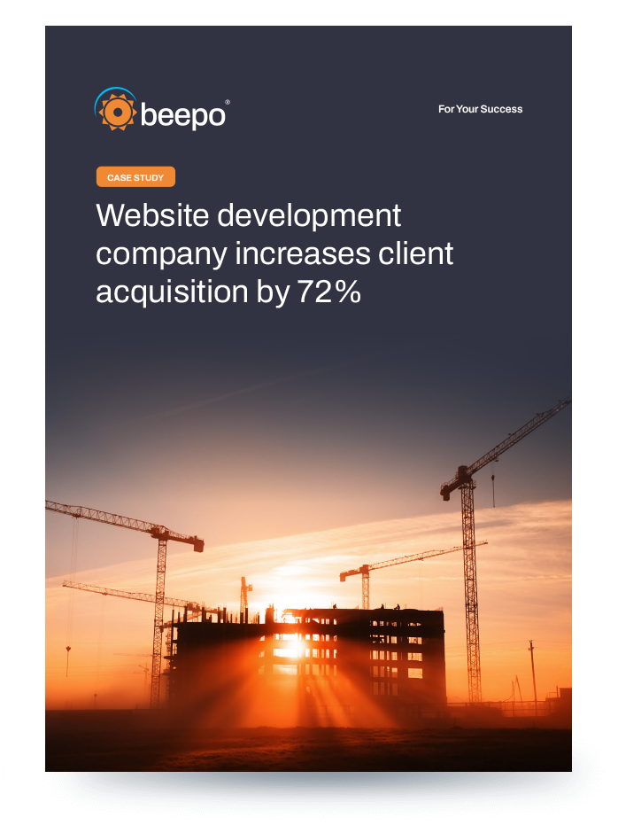 Website development company increases client acquisition by 72%