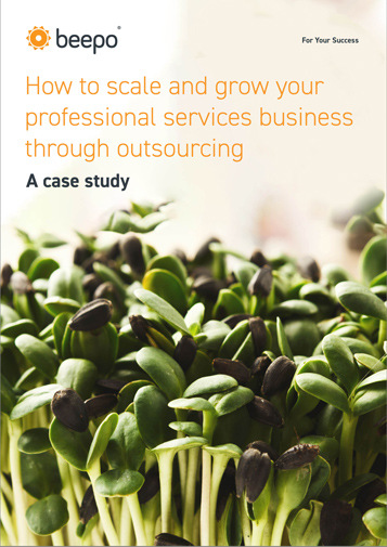 How to scale and grow your professional services business through outsourcing cover