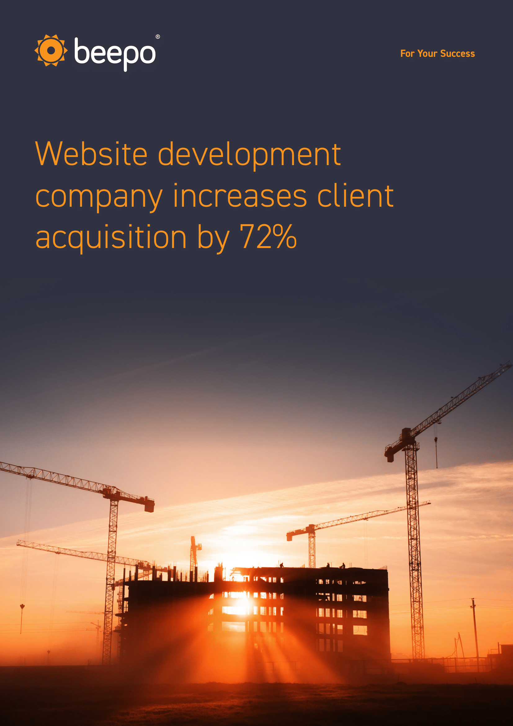 Website development company increases client acquisition by 72%